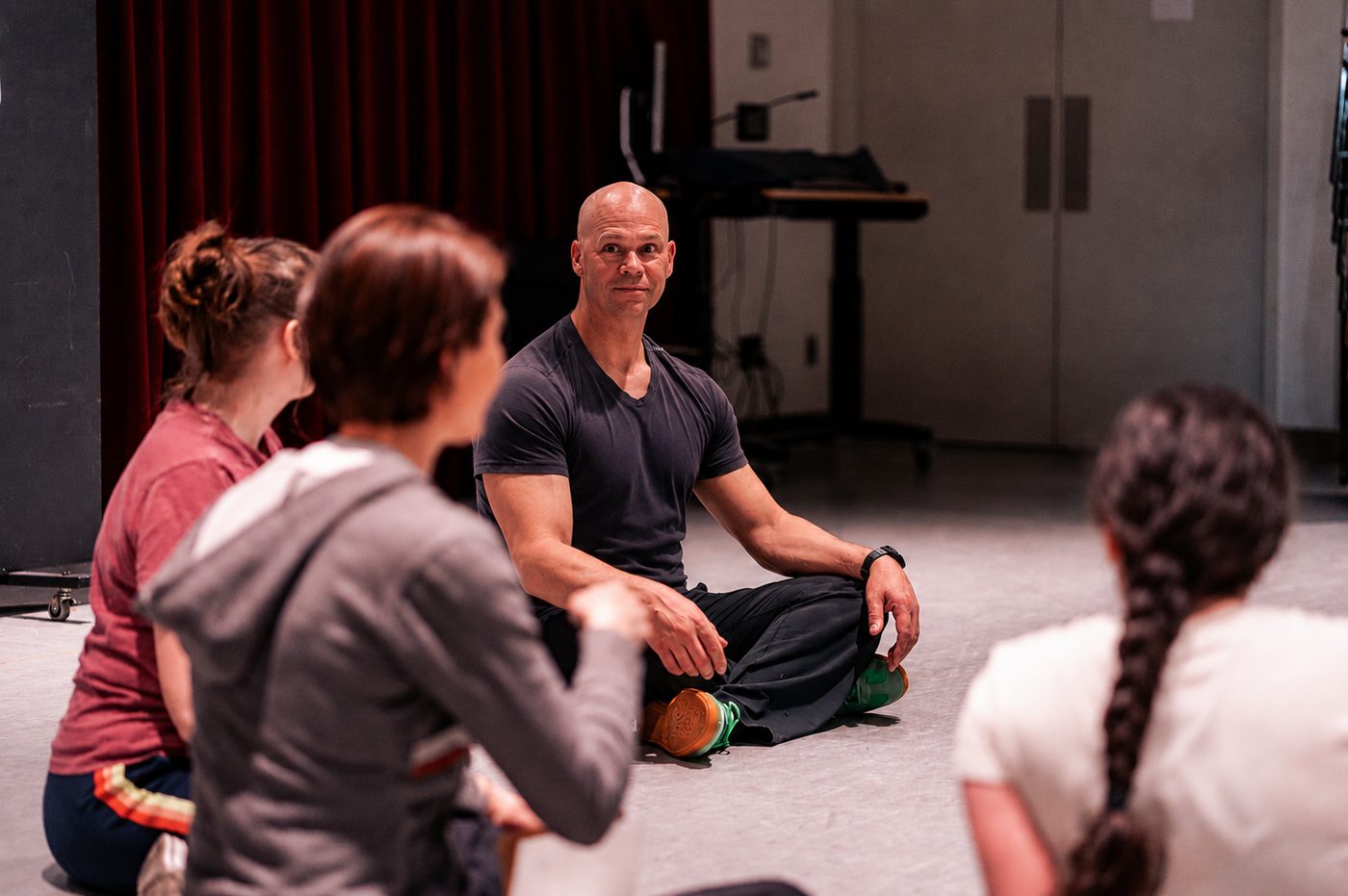 Bradley McDevitt leading a Theater of Self session